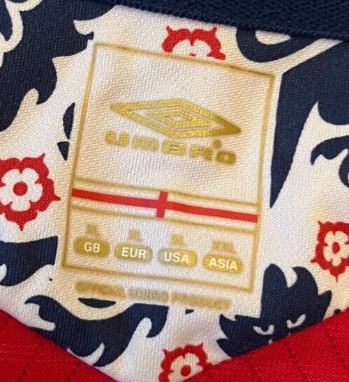 England Jersey 2008 2009 2010 Away Shirt Umbro Football Soccer Size Men XL