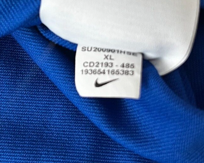 England National Football Training Top Shirt Jersey Nike Camiseta Men Size XL