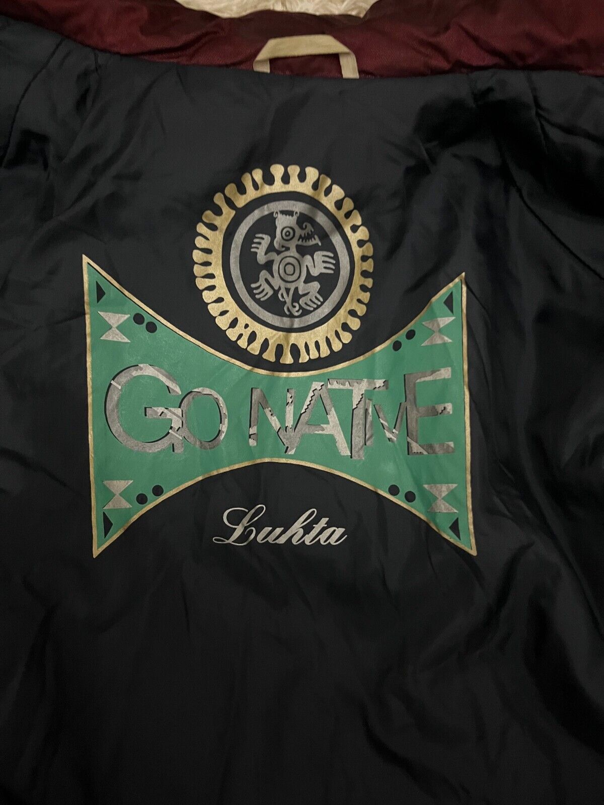 Very Rare Vintage Go Native by Luhta Ski Jacket Sudadera Men Size EUR 54 USA 44