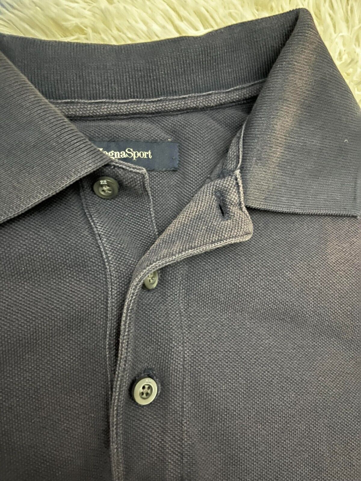Zegna Sport Men Size S Polo Shirt Cotton Camiseta Maglia
