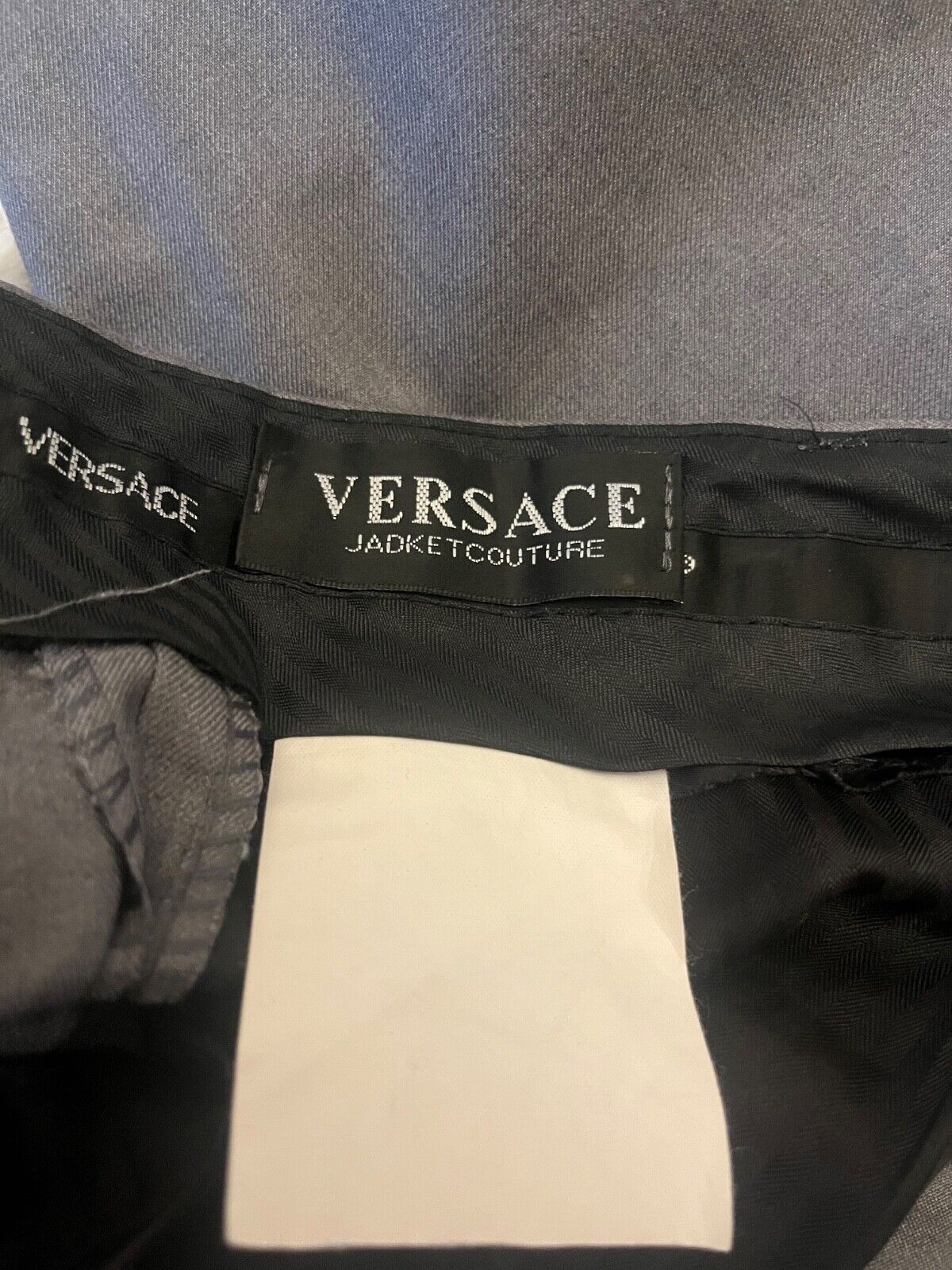 Versace Couture Dress Pants Trousers Gray Men CHECK MEASUREMENTS