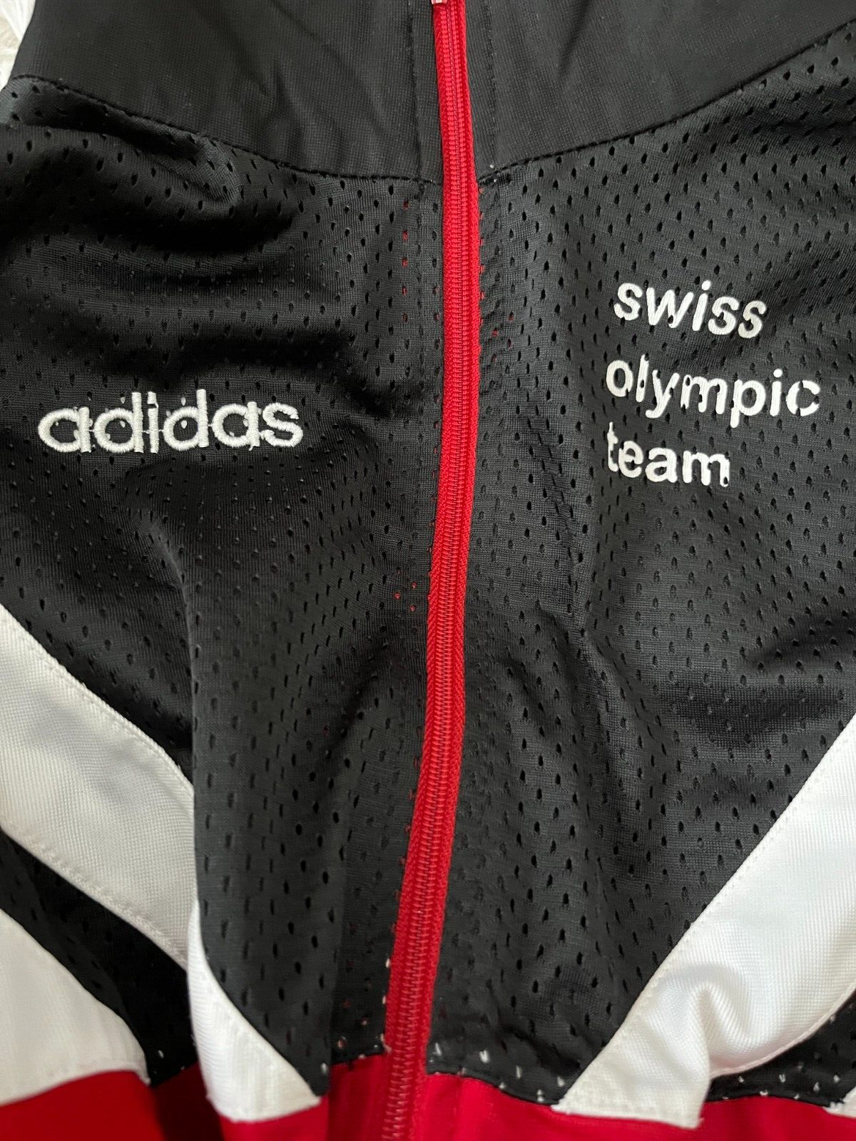 Vintage Switzerland Olympic Team Adidas Track Suit Jacket Pants Size Men L
