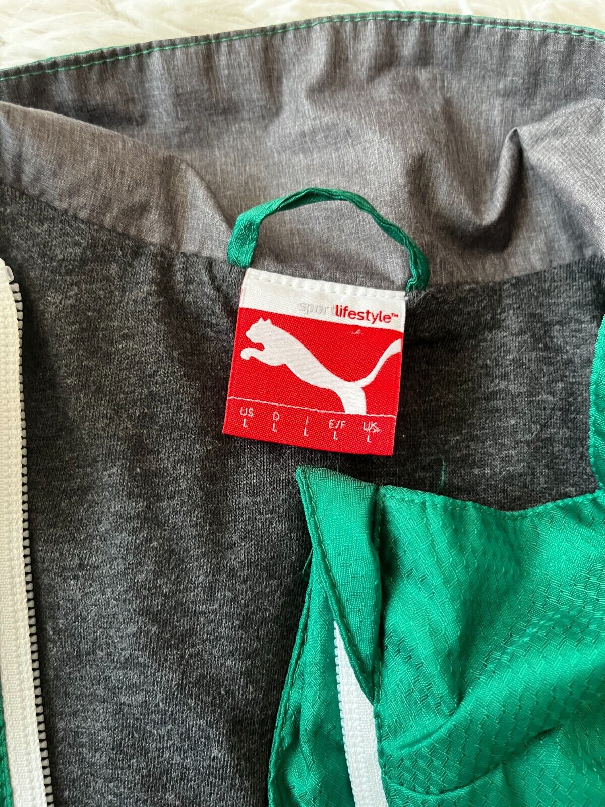 Ireland Rugby Jacket Presentation Training Puma Windbreaker Size Men L