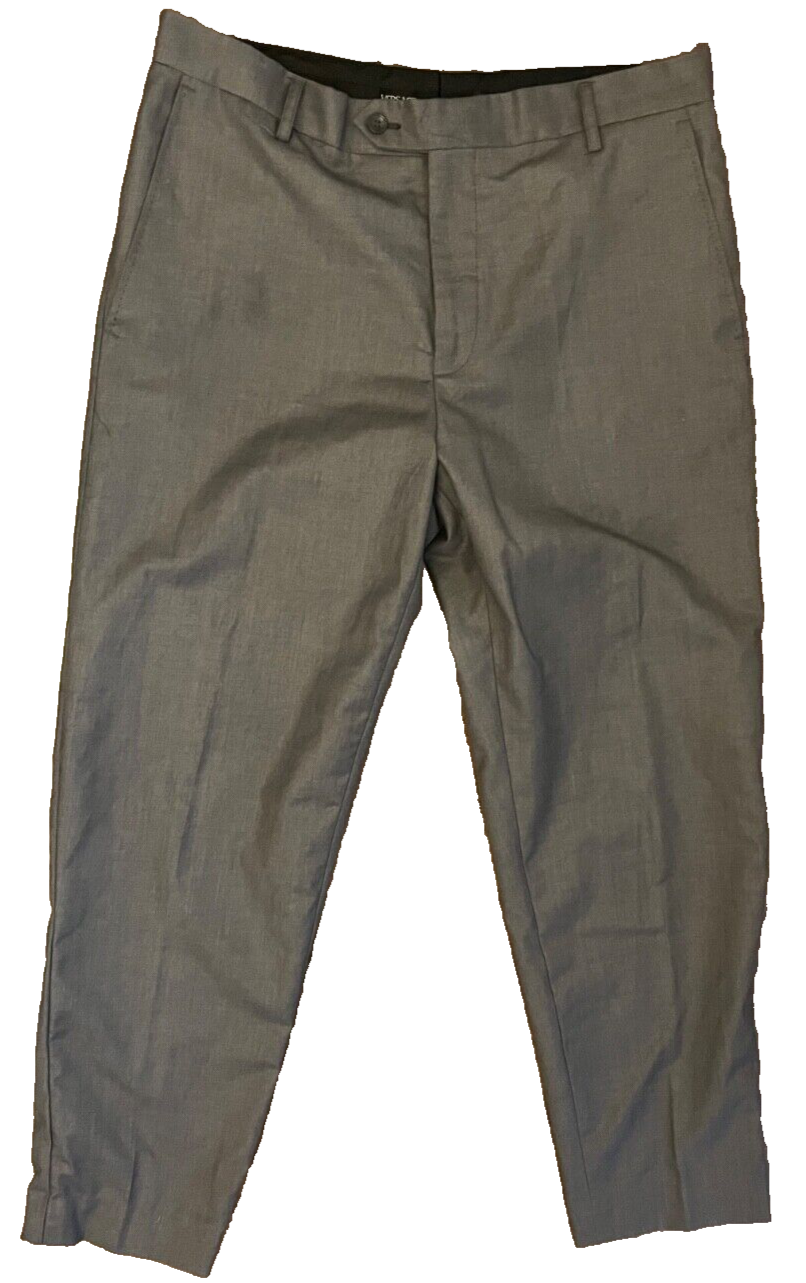 Versace Couture Dress Pants Trousers Gray Men CHECK MEASUREMENTS
