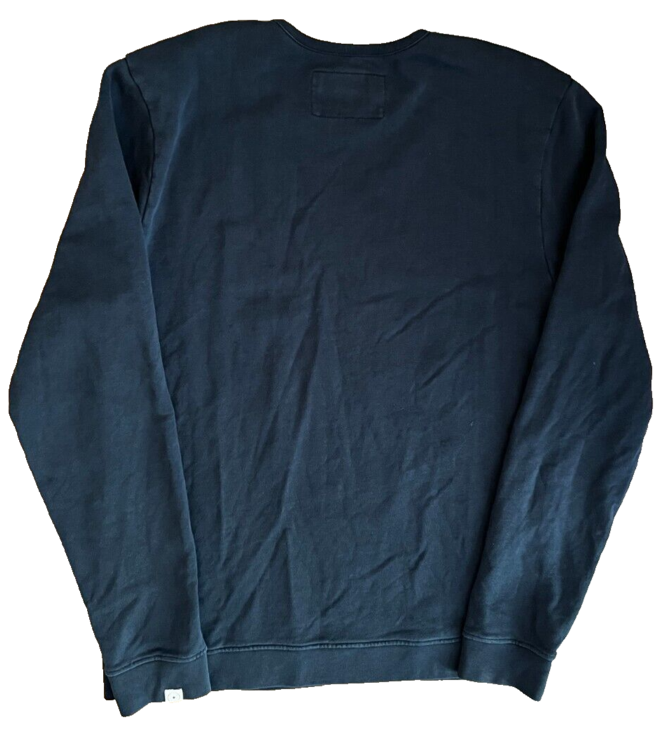 Pure Goods Kuyichi Pullover Organic Coton Sweater Navy Sweatshirt Size Men L
