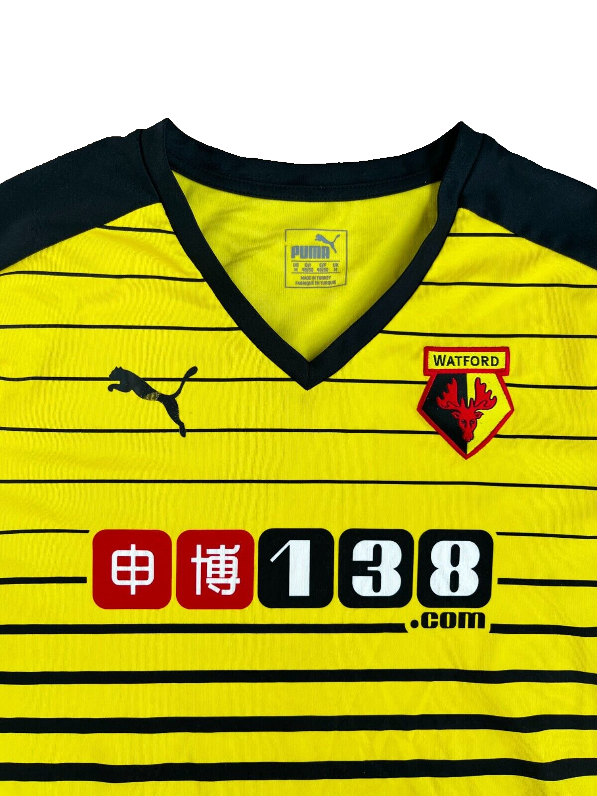 Watford Jersey Football 2015 2016 Home Shirt Puma Size Men Medium