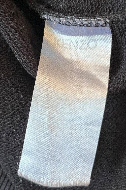 Kenzo Paris Sweater Pullover Sweatshirt Embroidery Tiger Cotton Men Size S