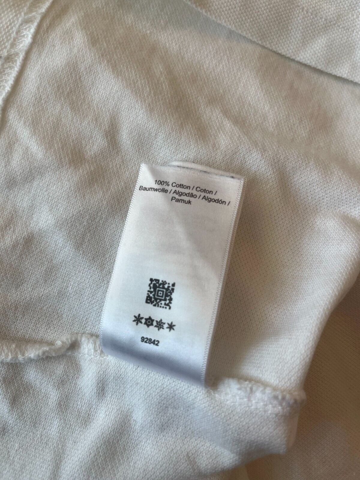 Fred Perry Polo Shirt Pocket White Cotton Slim Fit Men Size XL