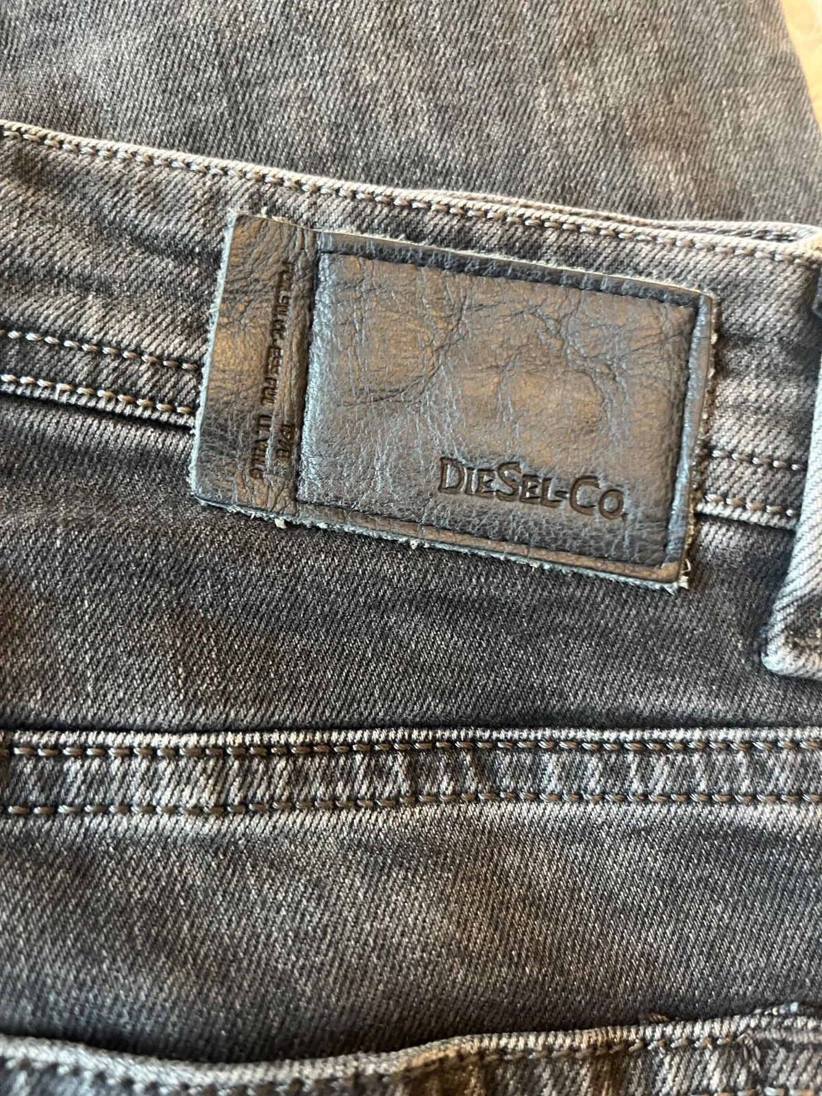 Diesel Jeans Black Mens Size 33 D.N.A 2017 Release Stretch Made in Italy
