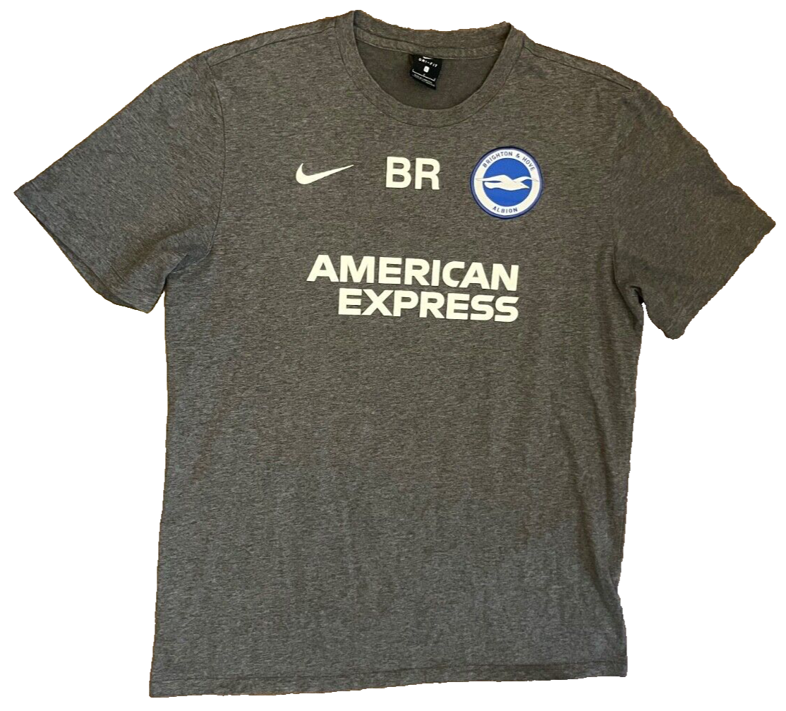 Brighton Hove Albion Jersey Player Issue Training Shirt Nike Football Size Men L