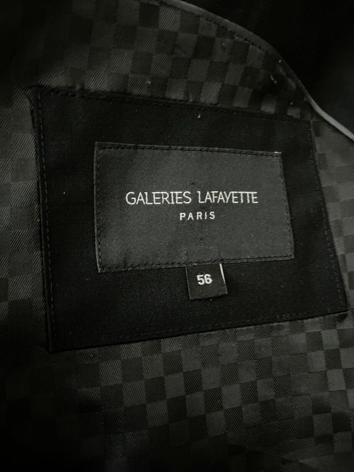 Galeries Lafayette Paris Wool Blazer Jacket Men Size 56
