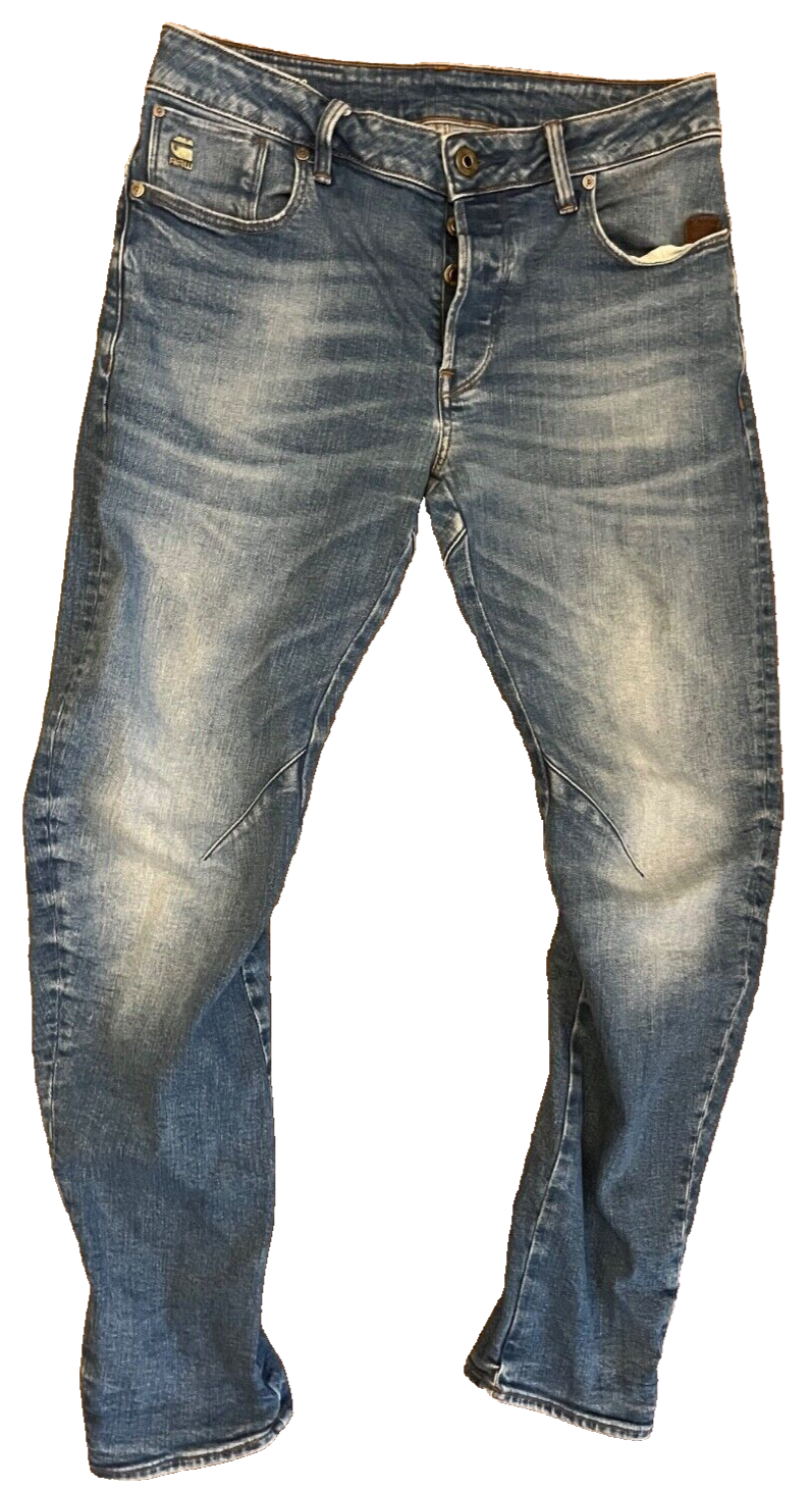 G Star Raw Arc 3D Slim Jeans Blue Denim Size Men 29x30