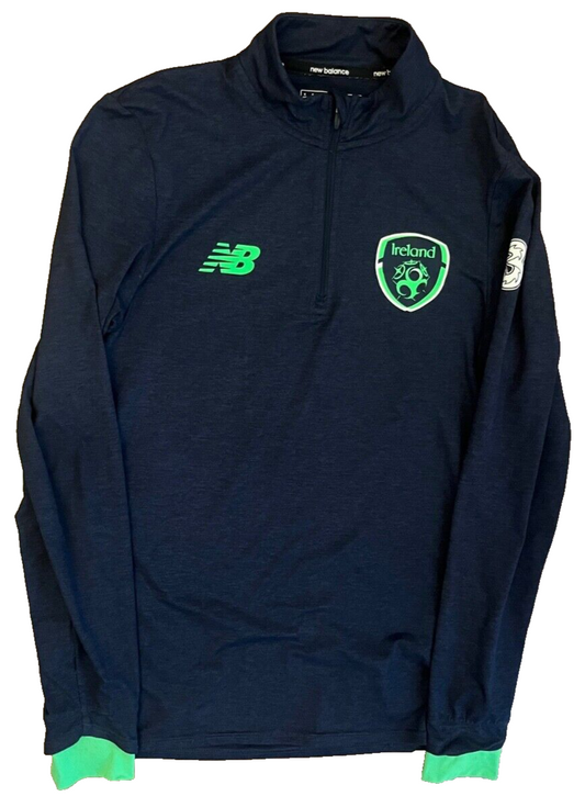 Ireland Training Jersey Presentation Long Sleeve Shirt 1/4 Zip Umbro Men Size S