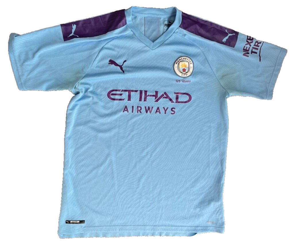 Manchester City Jersey 2019 2020 Home Shirt Puma 125 Years Football Size Men L