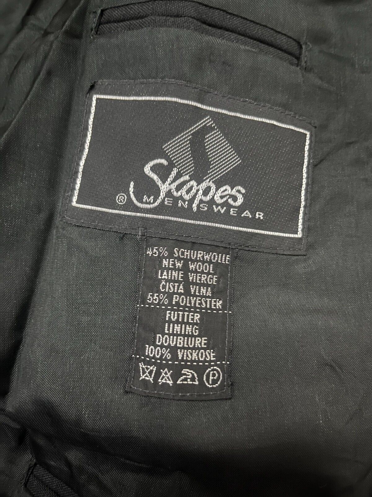 Skopes Menswear Tuxedo Wool Blazer Jacket Size Men R 42
