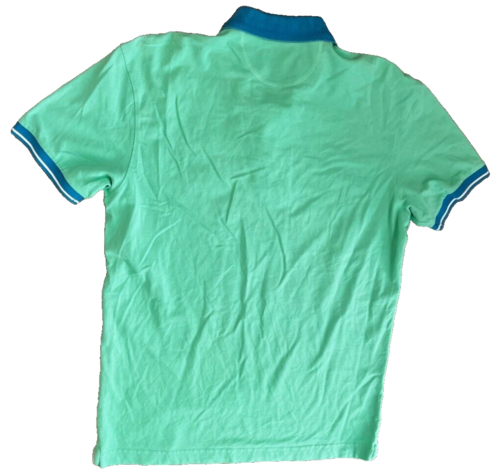 La Martina Buenos Aires Polo Shirt Green Slim Fit Size Men XL