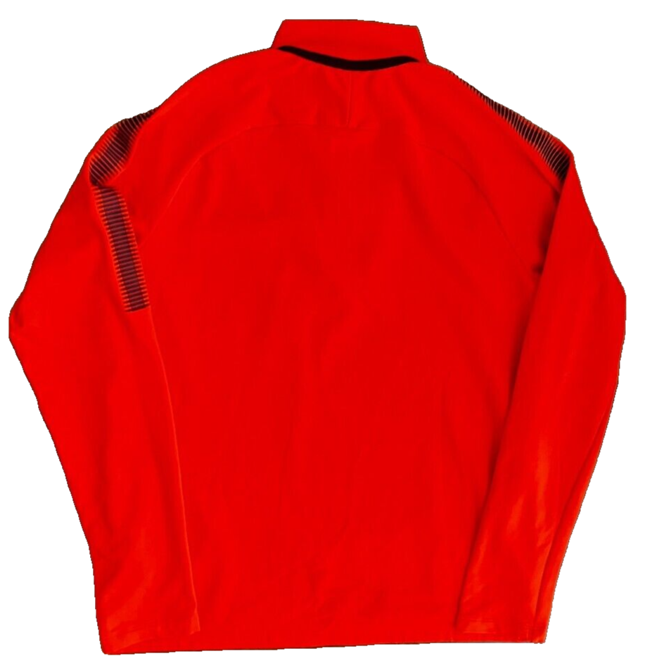 Barcelona Jersey Quarter Zip Training Shirt Jacket Nike Size Youth XL