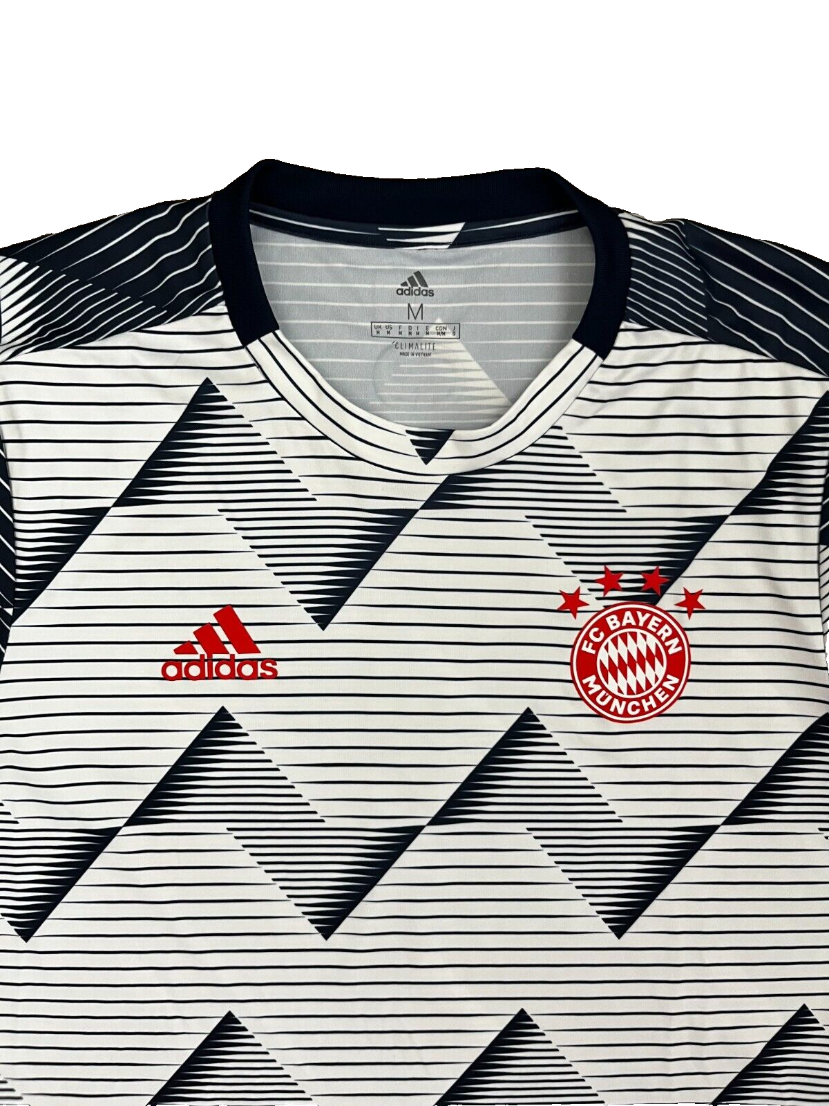 Bayern Munich 2018 2019 Pre Match Shirt Jersey Adidas Camiseta Trikot Mailot M