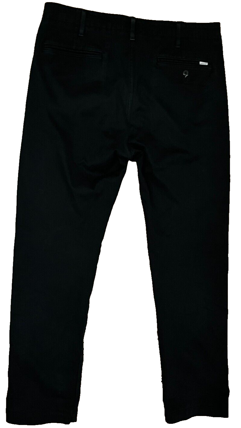 Levis Black Trousers Chino Mens 33x32 Casual Straight Pants