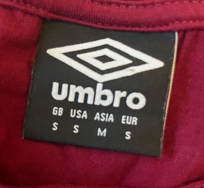 Burnley Jersey 2020 2021 Training Shirt Umbro Football Size Men S