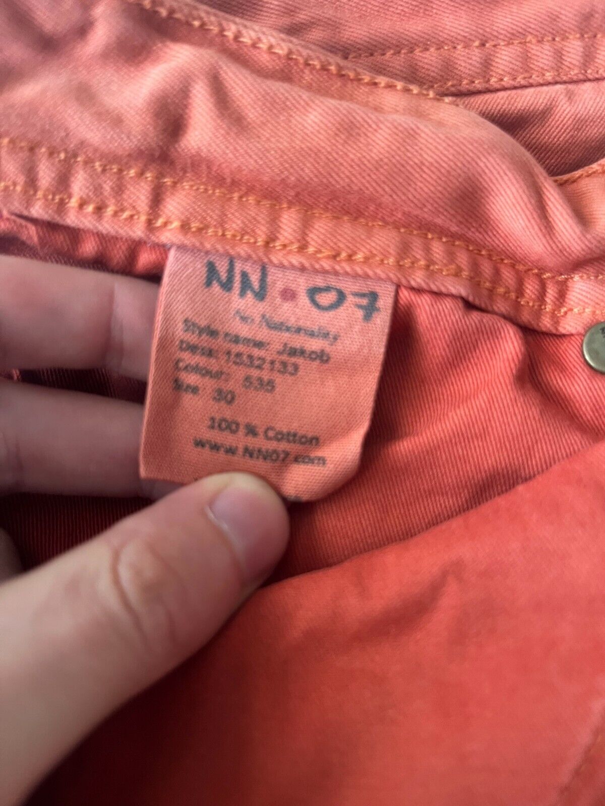NN07 No Nationality Jakob Style Denim Cotton Shorts Men Size 30