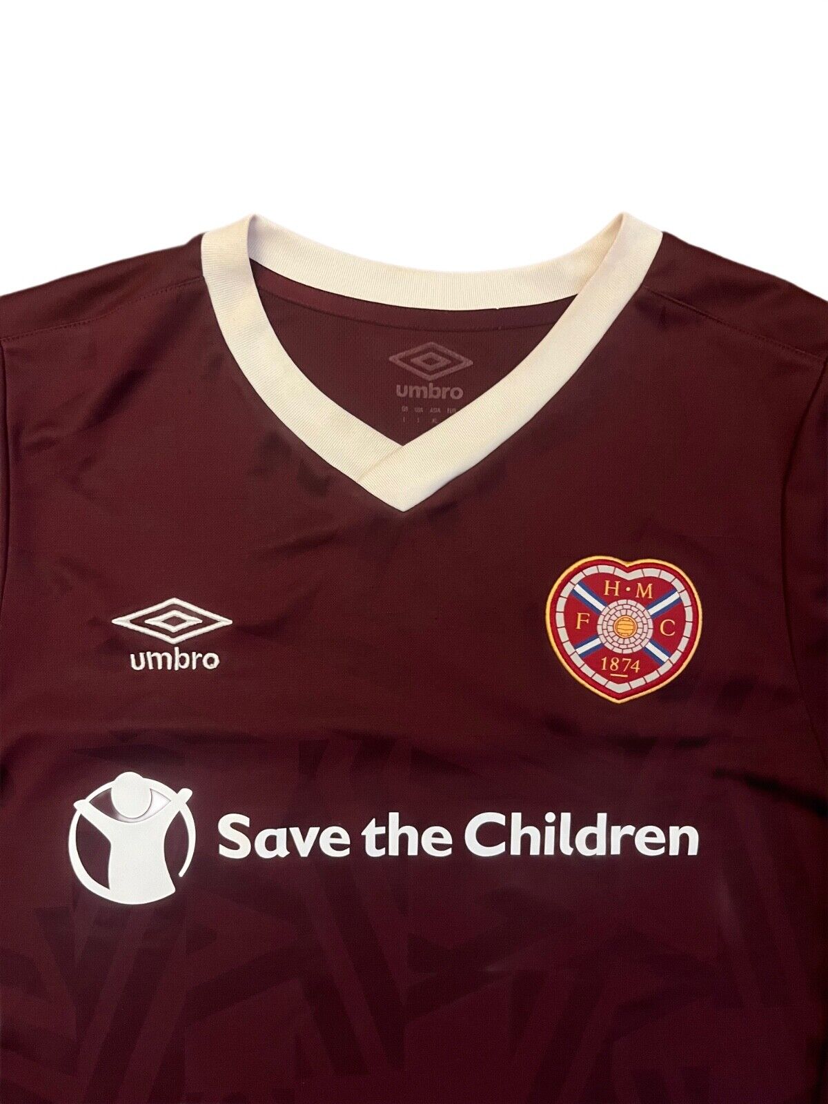 Heart Of Midlothian Jersey 2019 2020 Home Shirt Umbro Long Sleeves Men Size L