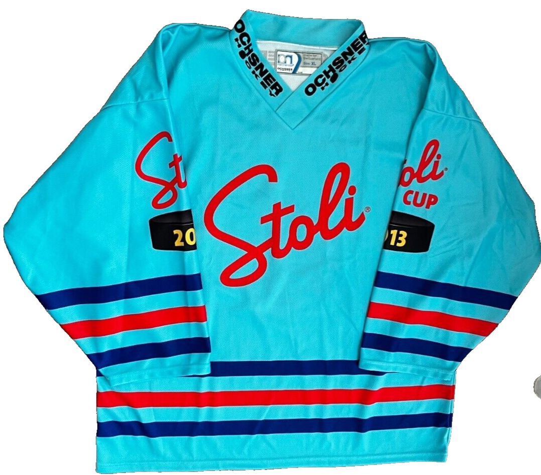 Parsic Stoli Cup Ice Hockey Jersey 2013 Shirt Ochsner Men Size XL