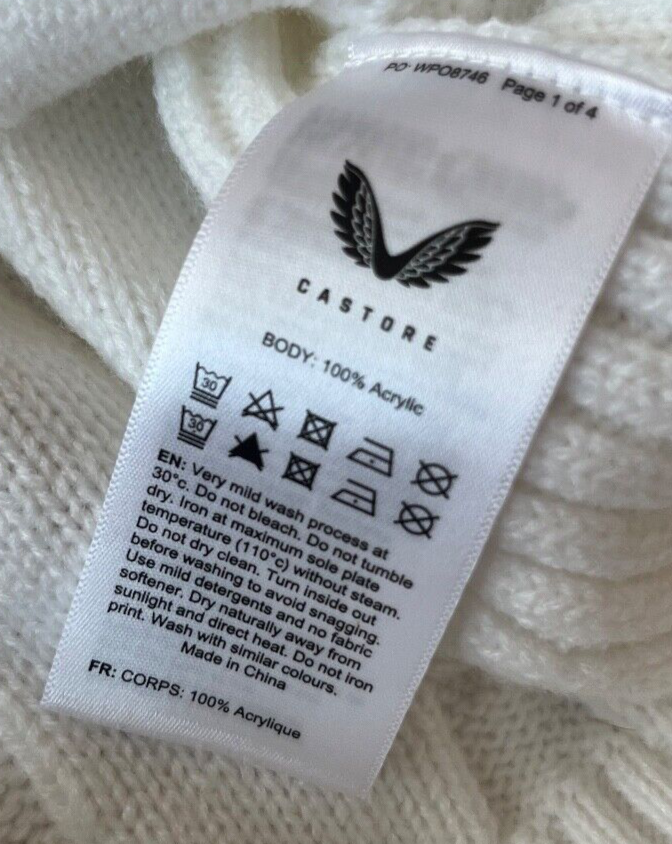 BNWT England Cricket Sweater Knitted Vest Training Castore Pullover Size Men S