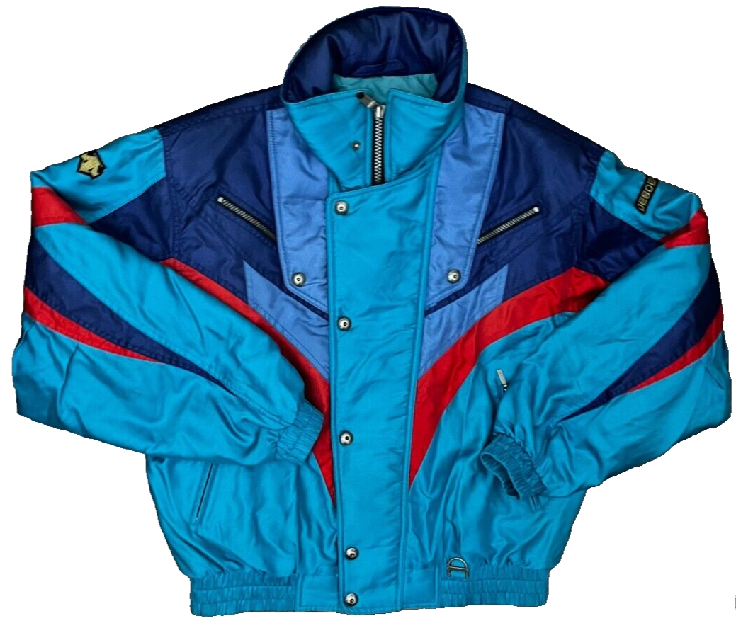 Vintage Descente Full Zip Snowboarding Jacket Ski Sudadera Men Size L RRP $295
