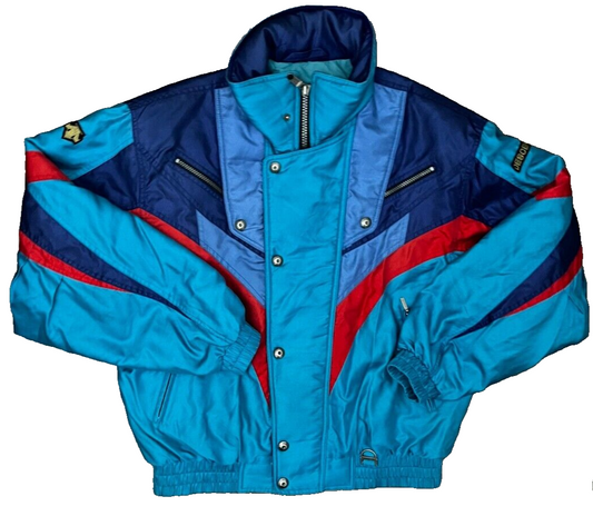 Vintage Descente Full Zip Snowboarding Jacket Ski Sudadera Men Size L RRP $295