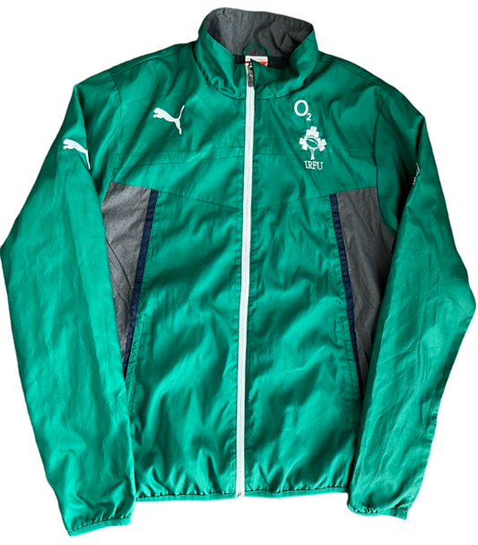 Ireland Rugby Jacket Presentation Training Puma Windbreaker Size Men L