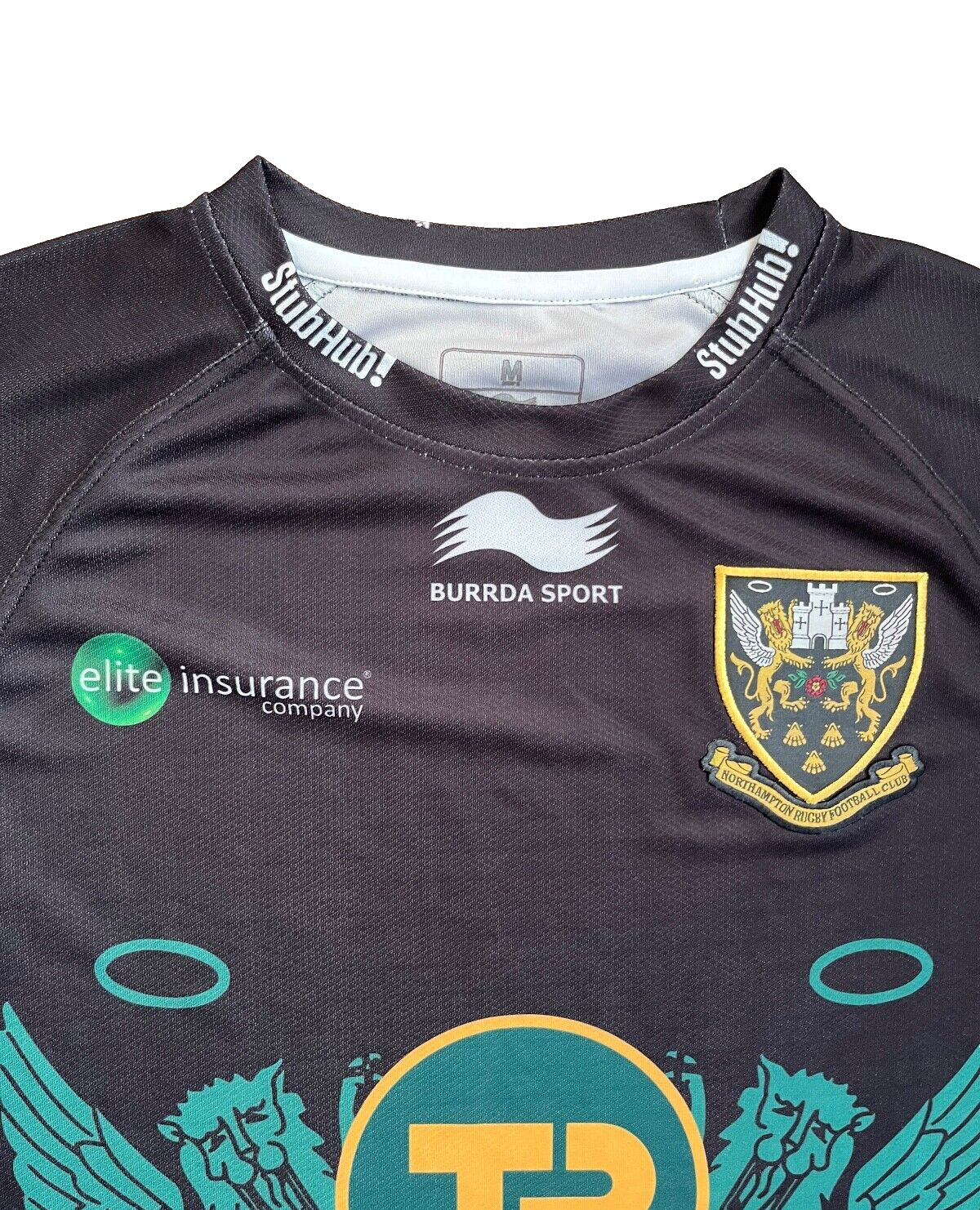 Northampton Saints Rugby Jersey 2015 2016 European Shirt Burda Size Men M