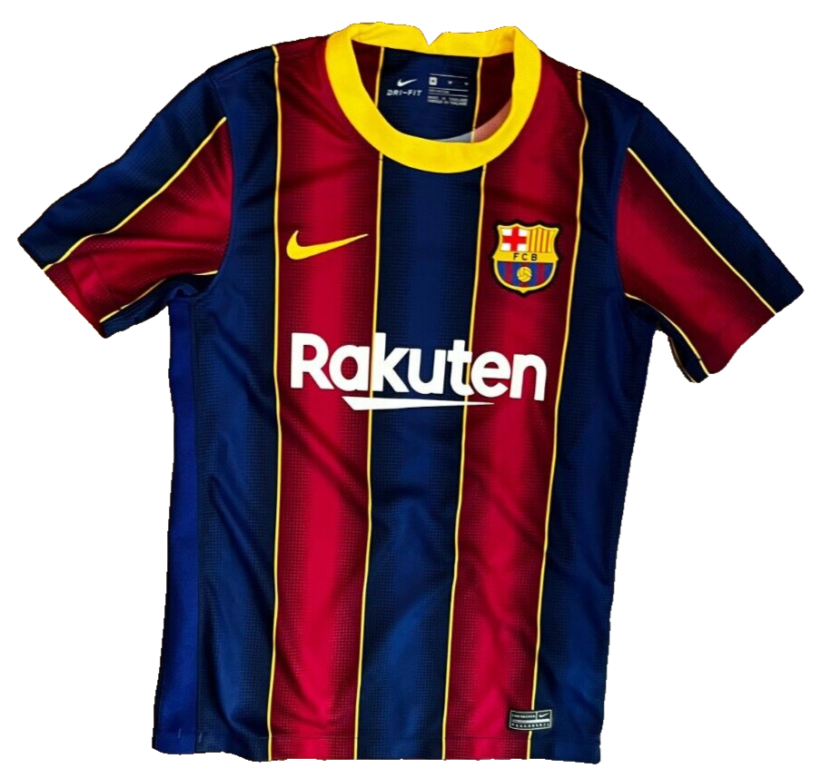 Barcelona Football Jersey 2020 2021 Home Shirt Nike Size Youth M