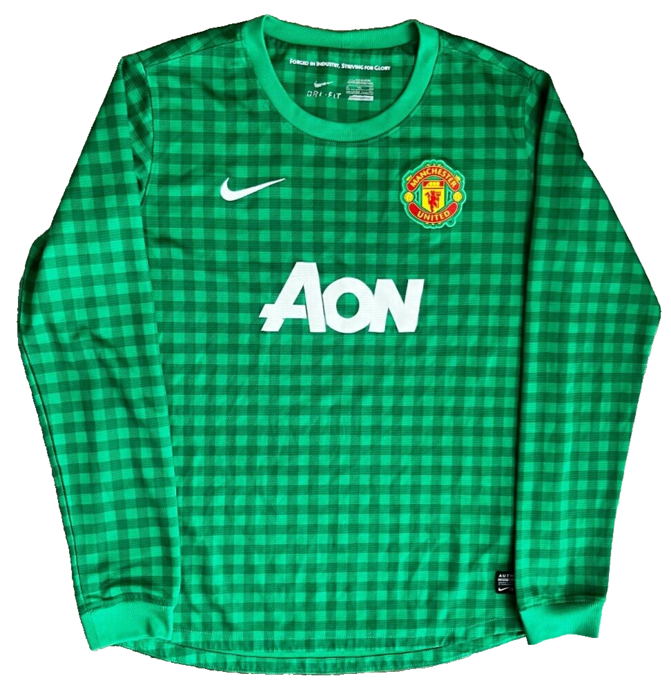 Manchester United Jersey 2012 2013 Goalkeeper Home Shirt Nike Size Youth XL