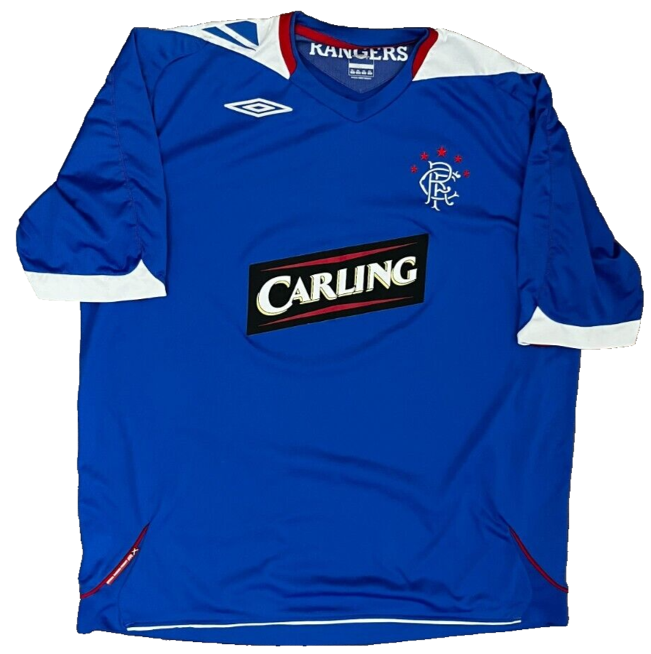 Glasgow Rangers 2006 2007 Home Shirt Jersey Umbro Camiseta Trikot Mailot 2XL