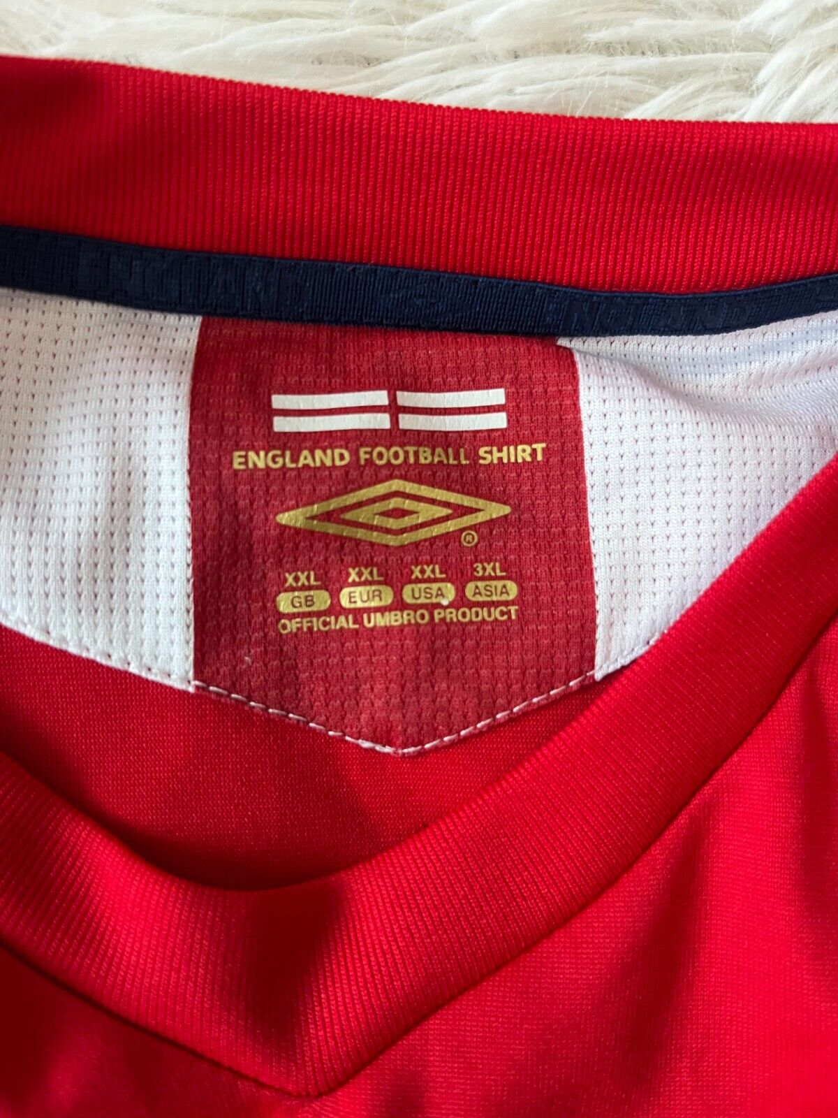 England Football 2006 2007 2008 Away Shirt Jersey Umbro Size Men XXL