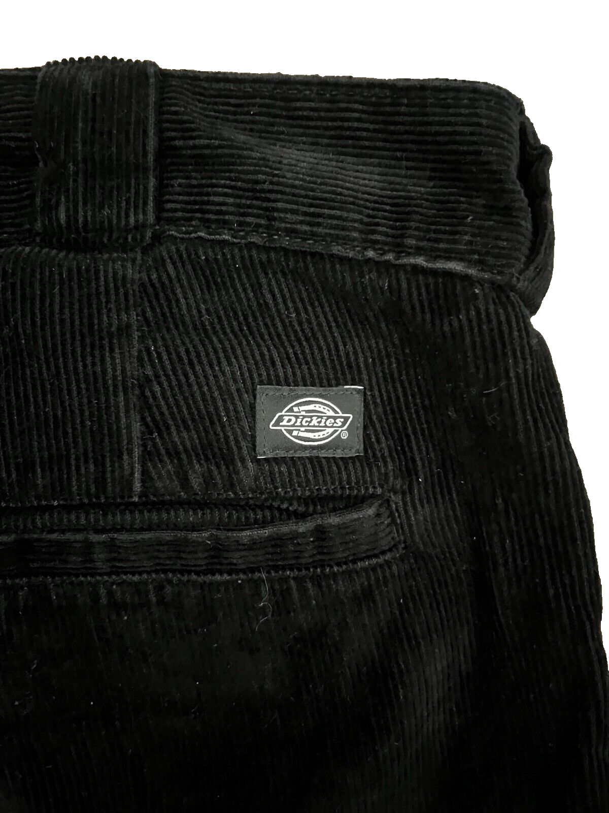 Dickies Black Corduroy Trousers Carpenter Men Size 32x34 Skateboarding Pants