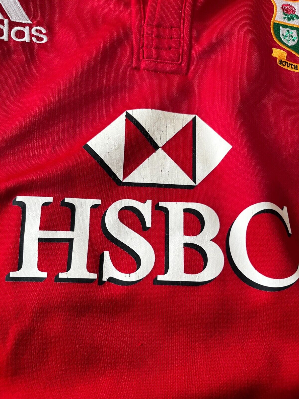 British Irish Lions Rugby 2008 2009 Home Shirt Jersey Adidas Size Men XL