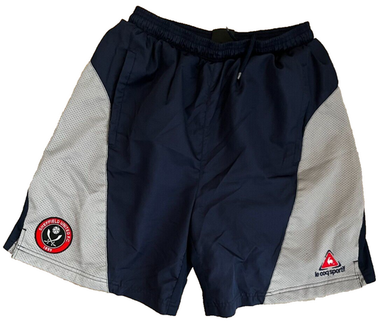 Vintage Sheffield United Training Shorts Le Coq Sportif Pockets Men Size L