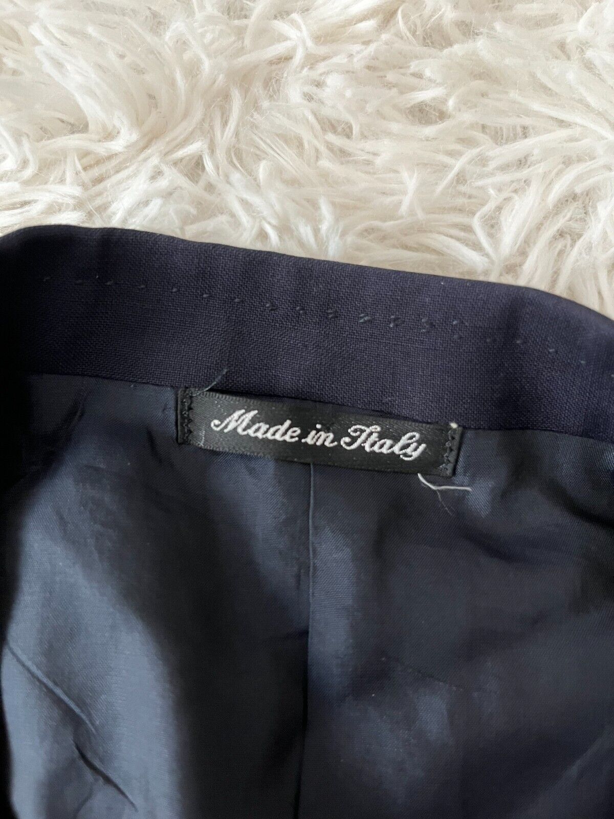 Pal Zileri Navy Suit Jacket Blazer Virgin Wool Size 52R