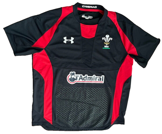 Wales Jersey 2011 2012 Player Issue Away Shirt Under Armour Rugby Size Men M