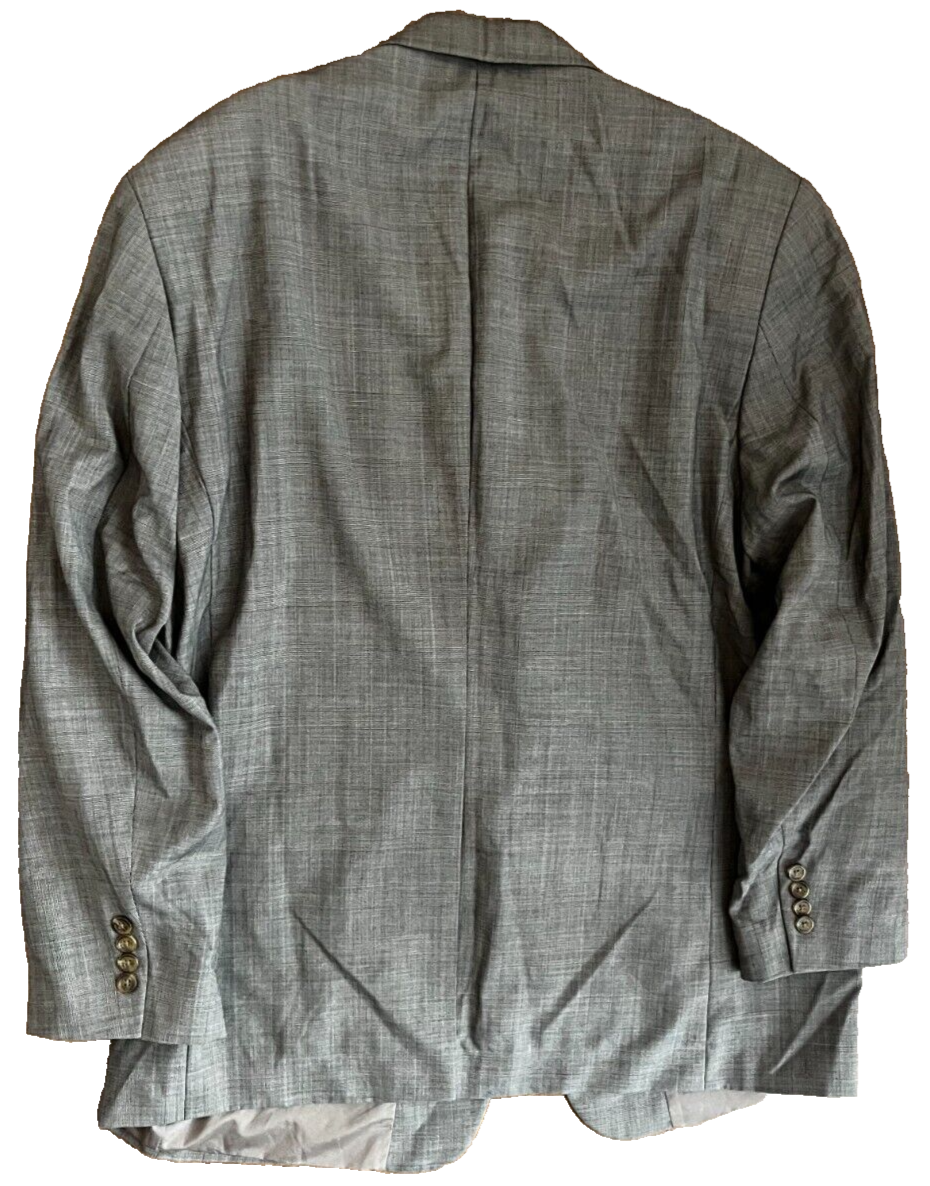 Lauren Ralph Lauren Blazer Wool Jacket Men Made in Canada Check Measurments
