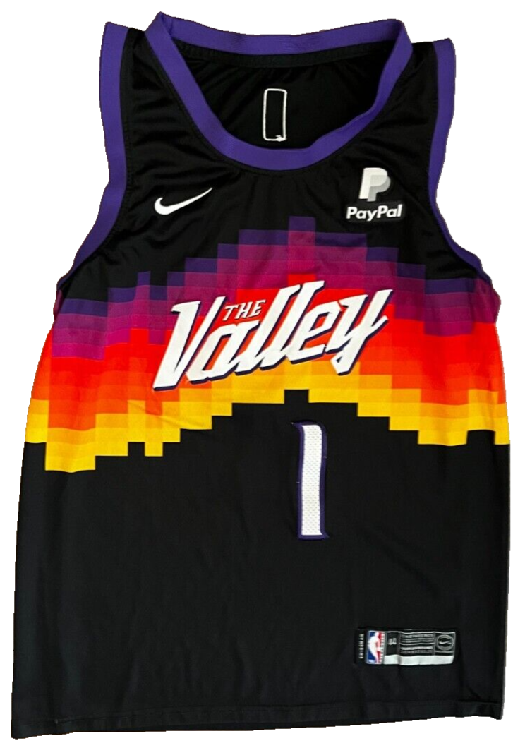 Devin Booker Phoenix Suns Jersey Swingman Nike Shirt Size Men 44 Replica
