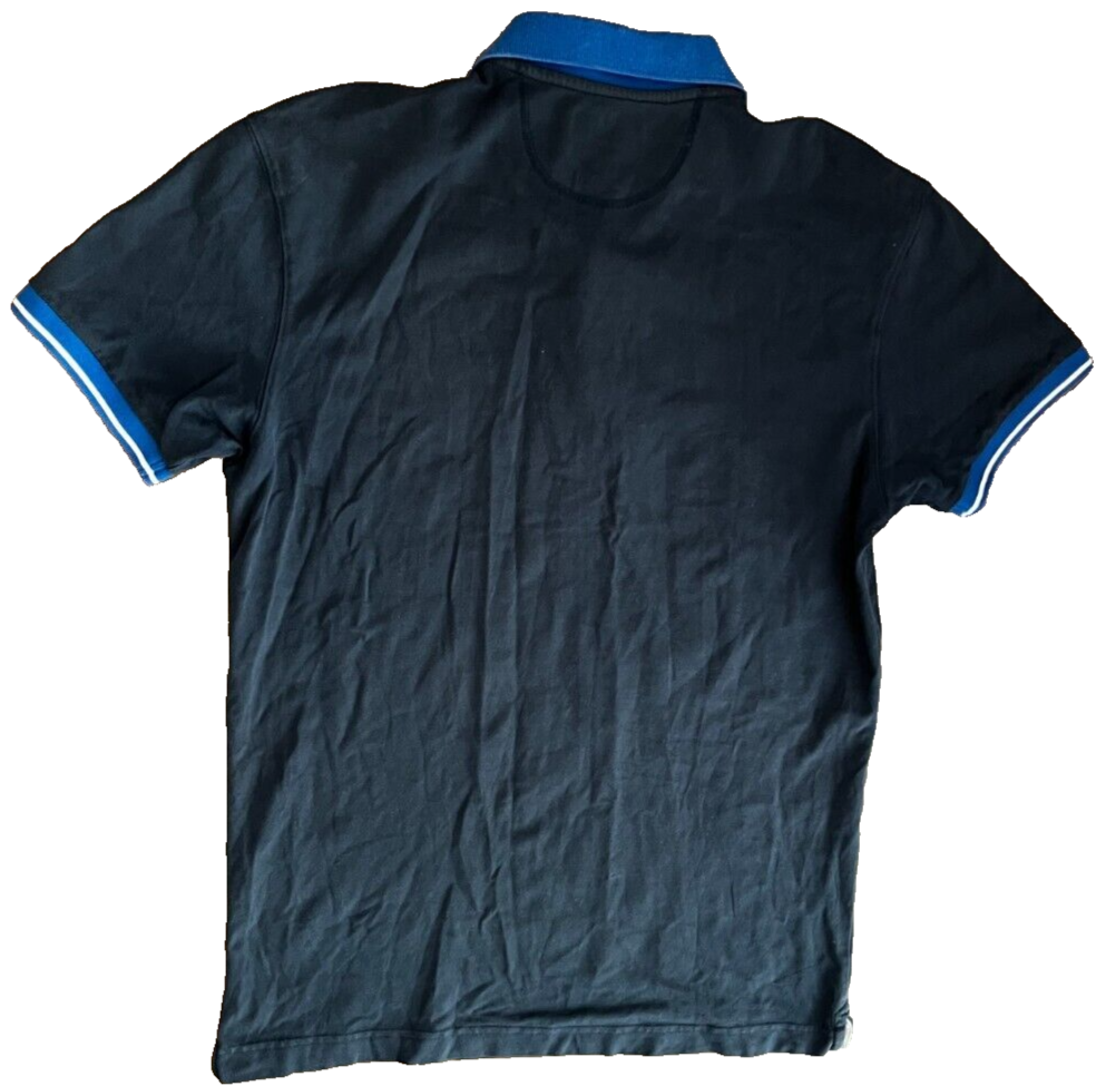 La Martina Buenos Aires Polo Shirt Blue Slim Fit Size Men XL