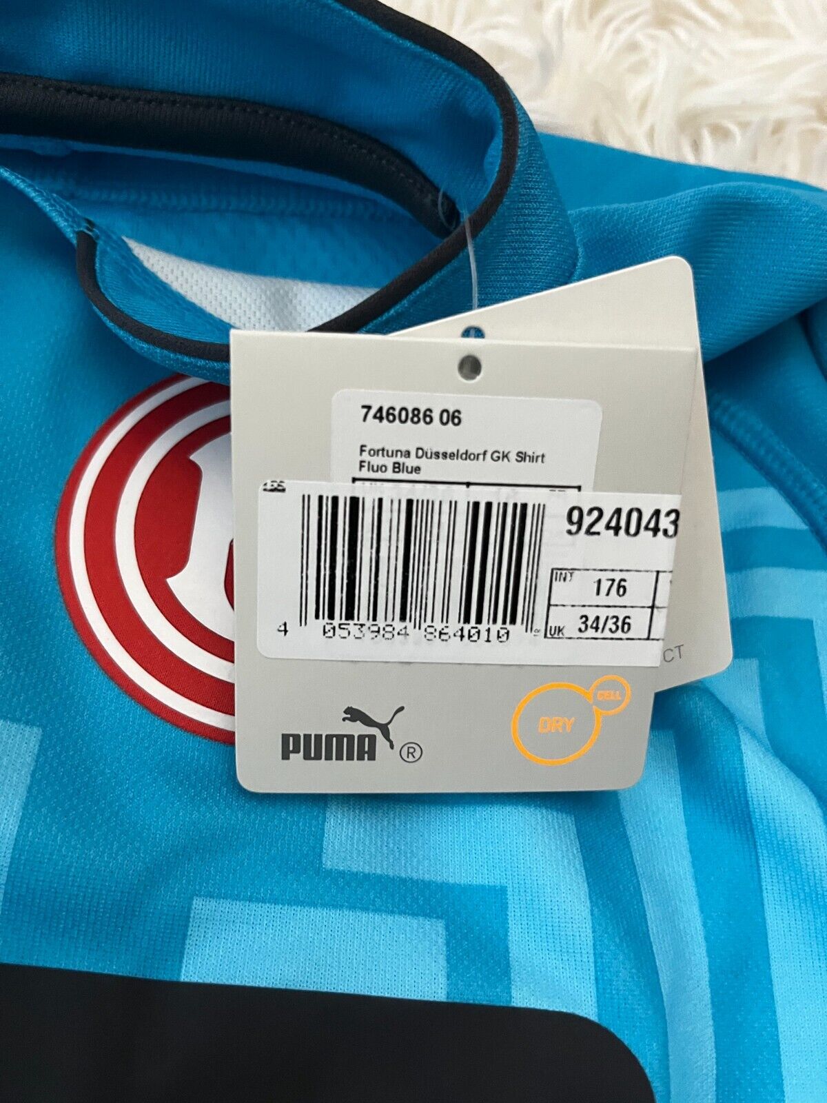 BNWT Fortuna Dusseldorf 2014 Goalkeeper Shirt Jersey Puma Camiseta Trikot YXXL