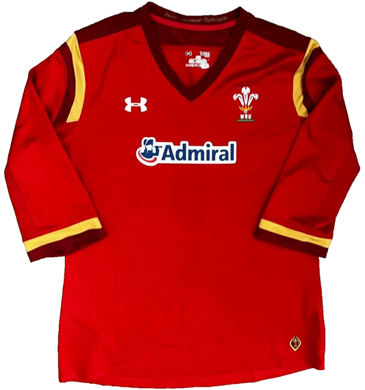 Wales Rugby Union 2015 2016 Shirt Jersey Under Armour Camiseta Trikot Mailot XL
