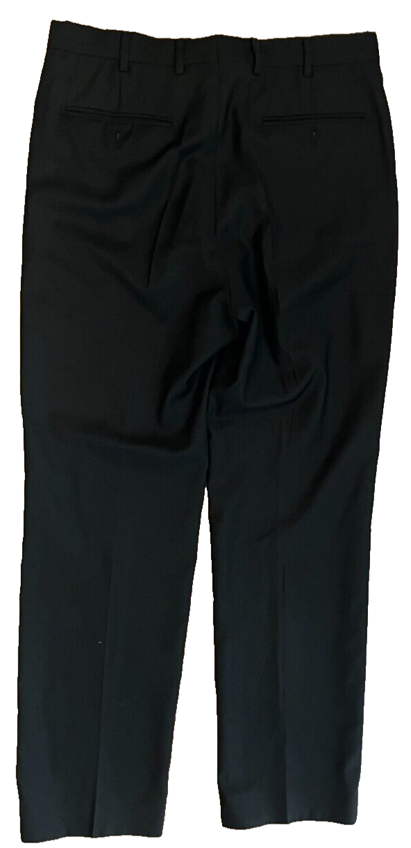 Z Zegna Wool Dress Pants Trousers Black Size Men 48 R