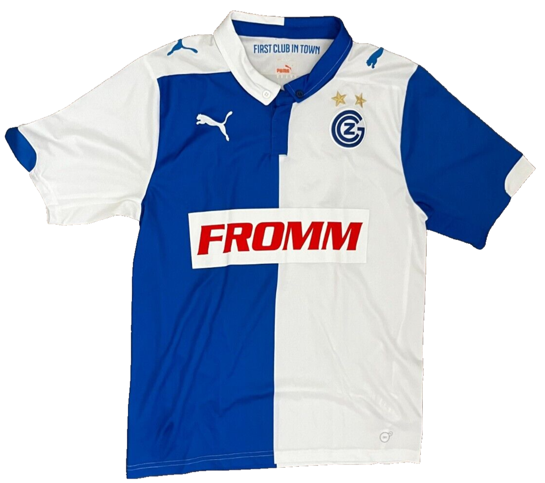 Grasshopper Zurich 2014 2015 Home Shirt Jersey Puma Camiseta Trikot Mailot S
