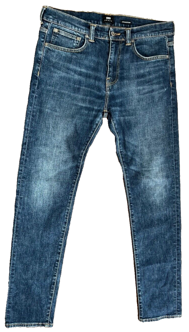 Edwin Japanese Denim Jeans Blue Men Size 32x34 Slim Tapered ED-80