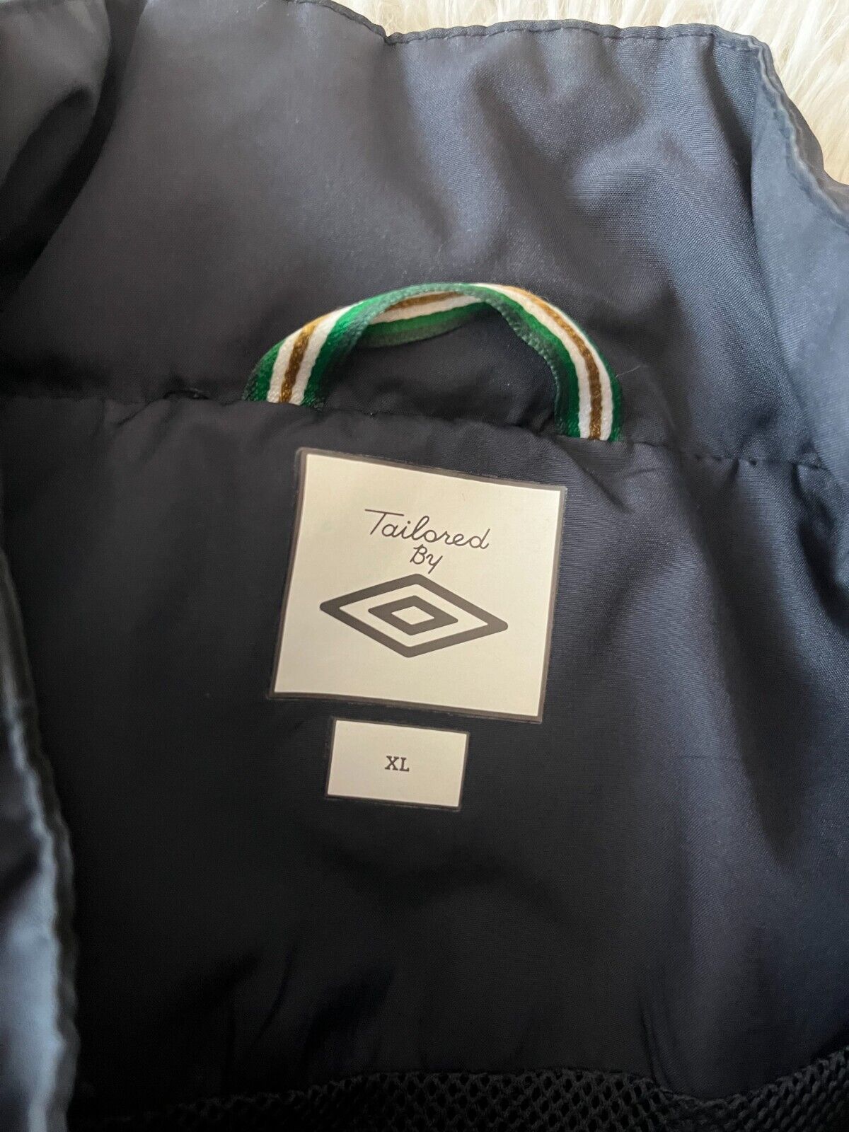 Ireland Football Training Presentation Jacket Sudadera Umbro Windbreaker Size XL